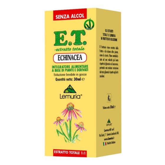 Echinacea estratto totale analcolico lemuria 30ml