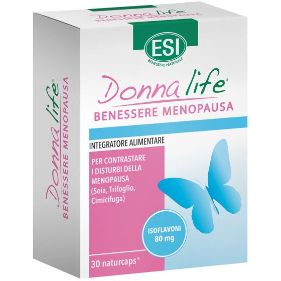 Esi Donna Life Integratore per le Vampate 30 Capsule Vegetali.