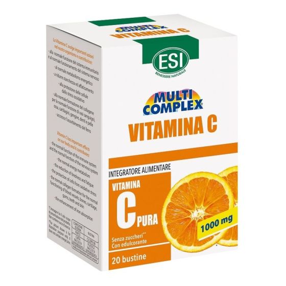 Esi Multicomplex Vitamina C per le Difese Immunitarie 20 bustine.
