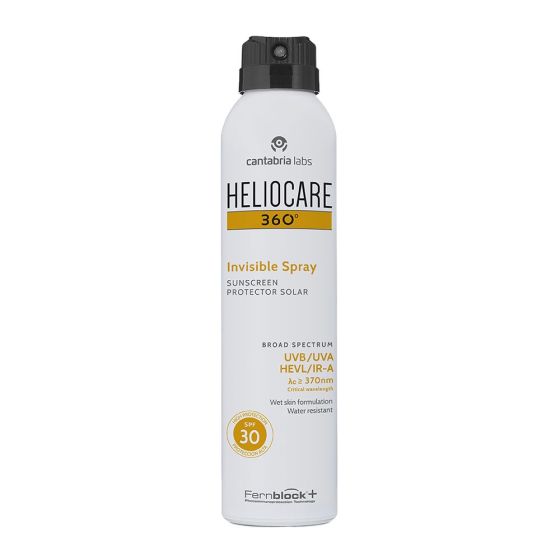 Heliocare 360 Spray Protettivo Solare Invisibile SPF30 | Spray Solare Protezione Alta.