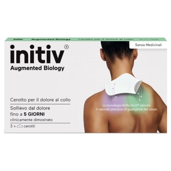 Initiv Cerotto Dolore Collo 3 Pezzi | Cerotto Senza Farmaci per il Dolore al Collo.