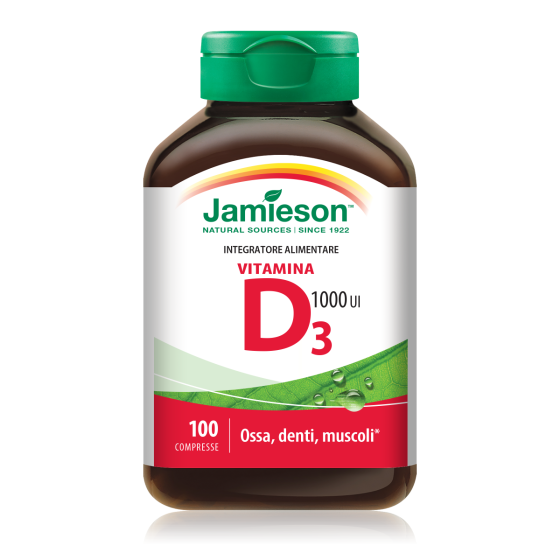 Jamieson Vitamina D3 1000 UI 100 compresse