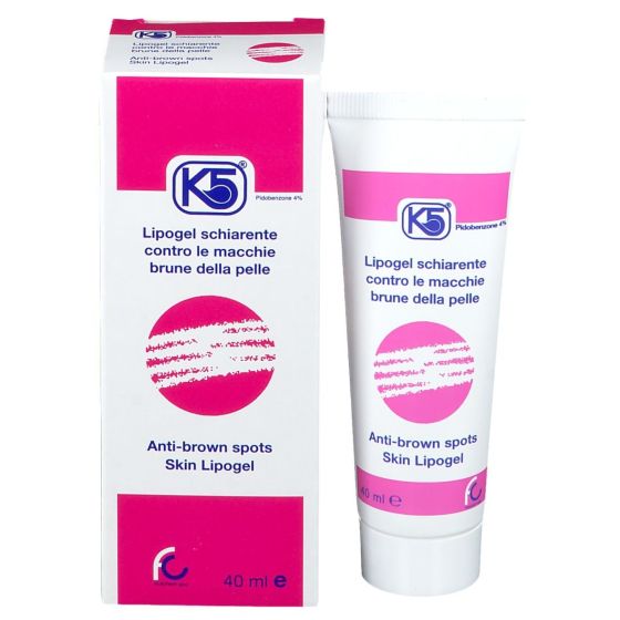K5 Lipogel Schiarente Macchie Scure e Brune del Viso 40 ml.