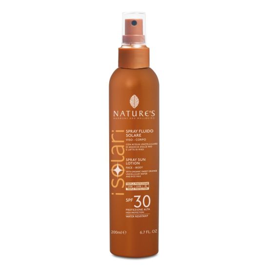 Nature's spray fluido solare spf 30