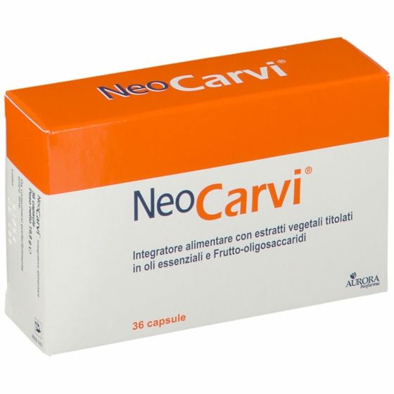 Neocarvi integratore per gonfiore intestinale 36 capsule | afarma.it.