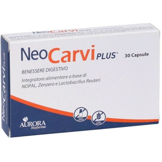 Neocarvi Plus Integratore per il Gonfiore Addominale 30 capsule