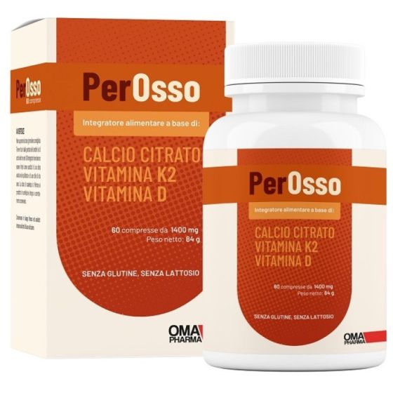 Perosso Integratore per l'Osteoporosi 60 compresse.