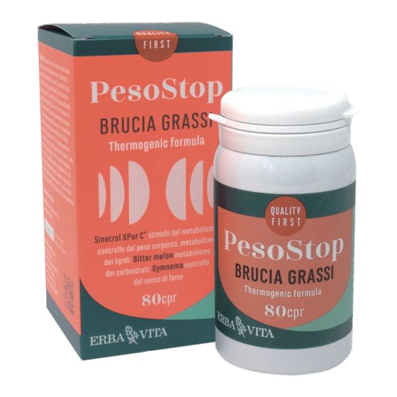 Peso Stop Brucia Grassi Erba Vita 80 compresse | Afarma.it.