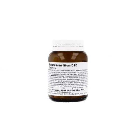 Plumbum mellitum d12 weleda 180 compresse