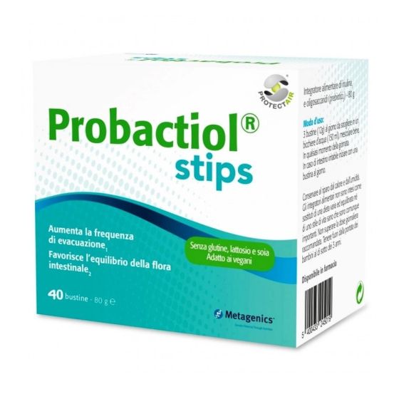 Probactiol Stips Metagenics 40 Bustine | Integratori per Stipsi con FOS e probiotici.