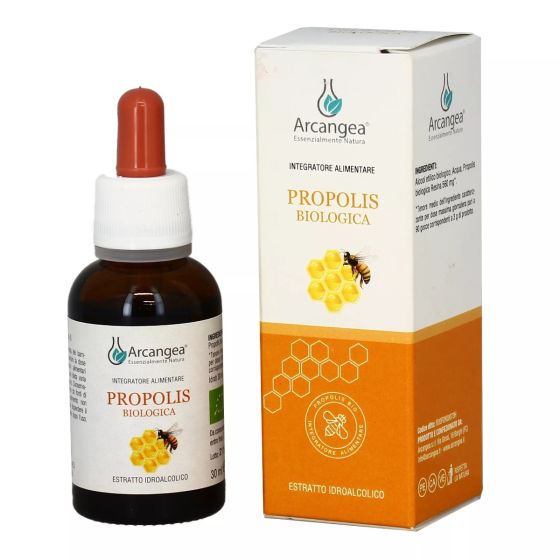 Propolis Bio Arcangea Tintura Madre Antibatterica per la Gola 30 ml.