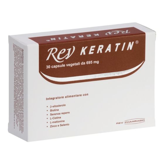 Rev keratin 30 capsule | Integratore per il benessere di pelle e capelli.