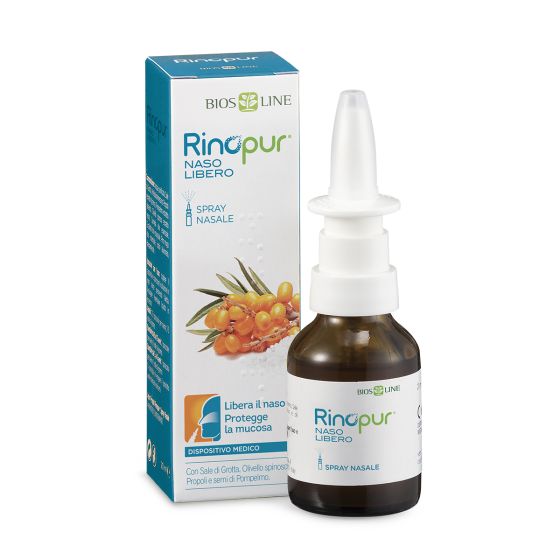 Rinopur Naso Libero Spray Nasale Biosline Decongestionante.