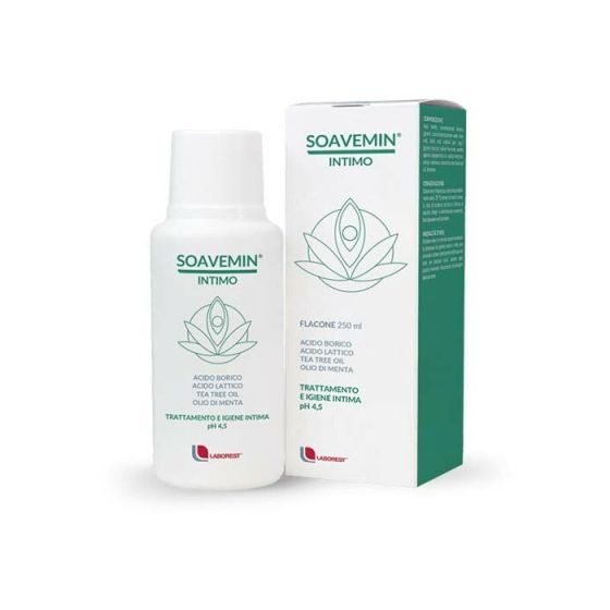 Soavemin Detergente Intimo Con Acido Borico 250 ml.
