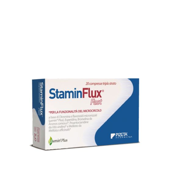 Staminflux fast 20 compresse | Microcircolo e Drenaggio.