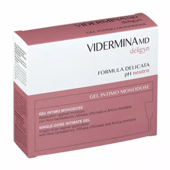Vidermina Deligyn Gel Idratante e Lenitivo 6 flaconi 5ml.