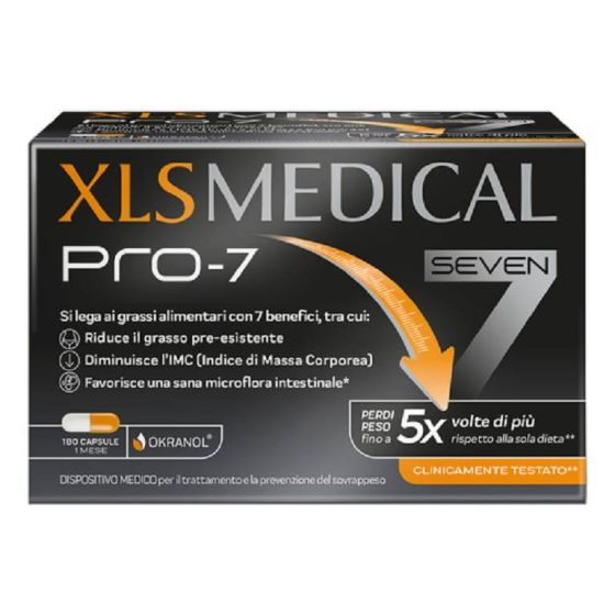 Xls medical pro 7 dispositivo medico 180 capsule