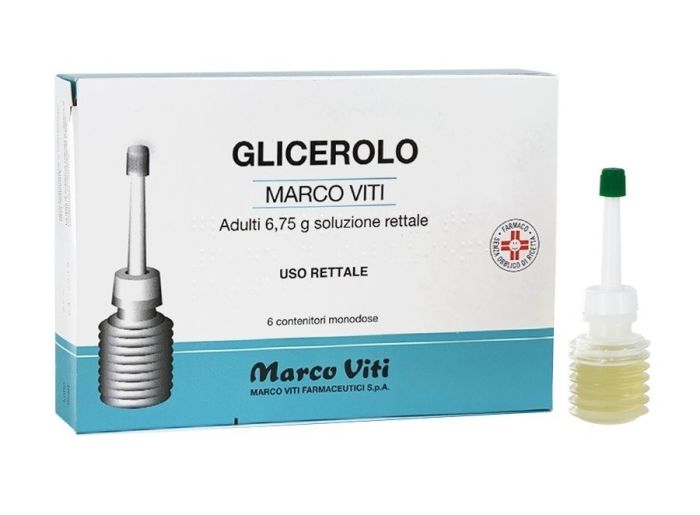 Glicerolo marco viti microclismi rettali*6 contenitori 6,75g