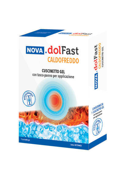 Nova Dolfast Cuscinetto in Gel Caldo Freddo per i Dolori.