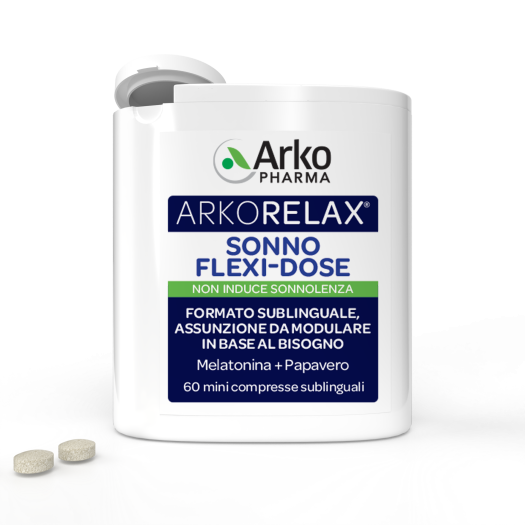 Arkorelax Sonno Flexi Dose 60 minicompresse sublinguali.