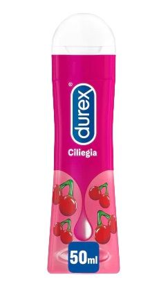 Durex Gel Lubrificante Gusto Ciliegia 100ml | Lubrificante per Vibratori e per Rapporti Sessuali.