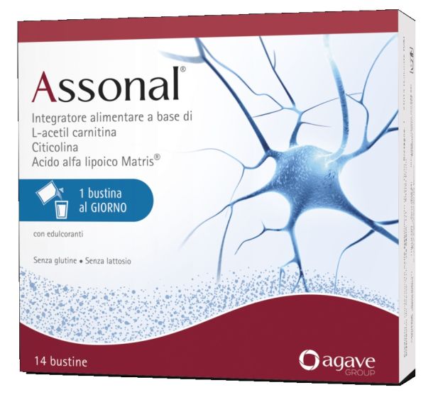 Assonal Integratore Agave 14 Bustine| Integratore per Dolori Cronici a livello di Nervi.