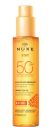 Nuxe Sun Olio Solare Abbronzante SPF50 Flacone Spray da 150 ml.