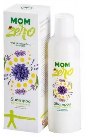 MOM Zero Shampoo Ristrutturante Post Terapia Anti Pidocchi 200 ml | Trattamento Anti Pidocchi.