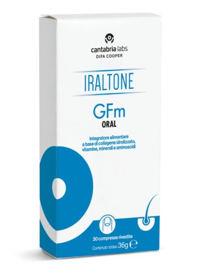 GFm Integratore Oral Iraltone 30 Compresse | Integratore per Capelli e Unghie.
