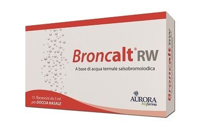 Broncalt RW 15 Flaconcini 5ml | Fiale con Soluzione Salsobromoiodica utili in caso di raffreddore, rinite e naso chiuso.