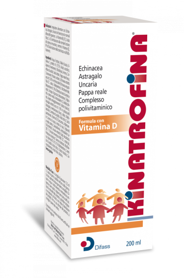 Kinatrofina Sciroppo Difese Immunitarie con Vitamina D Difass 200ml | Sciroppo per Difese Immunitarie dei Bambini.