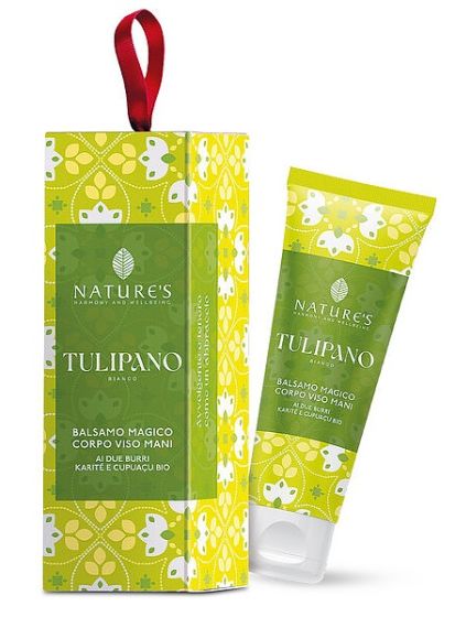 Nature's Tulipano Bianco Balsamo Magico Viso Mani Corpo 75ml | Balsamo Multifunzione Nutriente per Viso, Mani e Corpo.