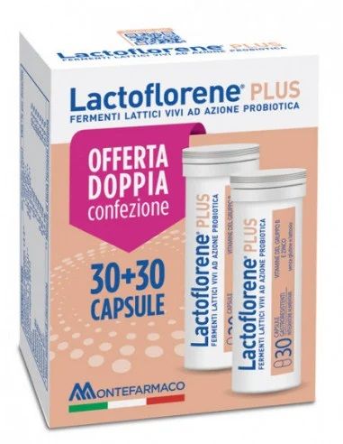Lactoflorene plus bipack 60 capsule | prezzo molto scontato su afarma.