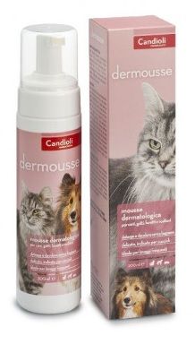 Dermousse Mousse Detergente 200 ml | Igiene di Cani e Gatti.