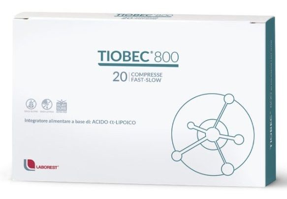 Tiobec 800 Laborest 20 Compresse Fast Slow | Integratore con Acido Alfa Lipoico per Neuropatie.