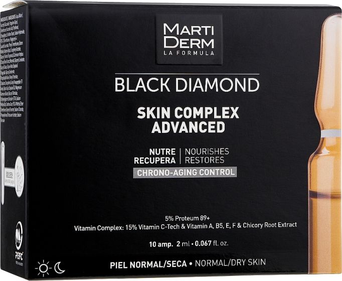 Martiderm black diamond skin complex advanced 10 fiale.