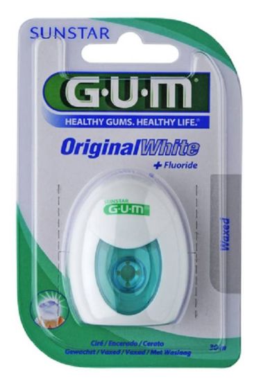 Sunstar Gum Original White Filo Interdentale | Filo Interdentale Sbiancante.