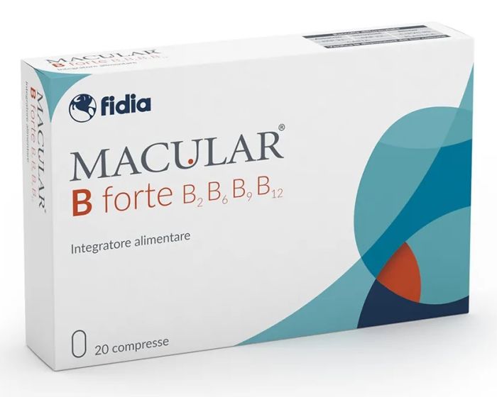 Macular B Forte 20 Compresse | Integratore per il Benessere Visivo con Antiossidanti e Vitamine.