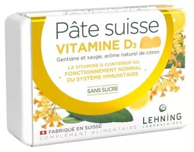 Pate suisse vitamina d 40 Compresse | Pastiglie a base di vitamina D3.