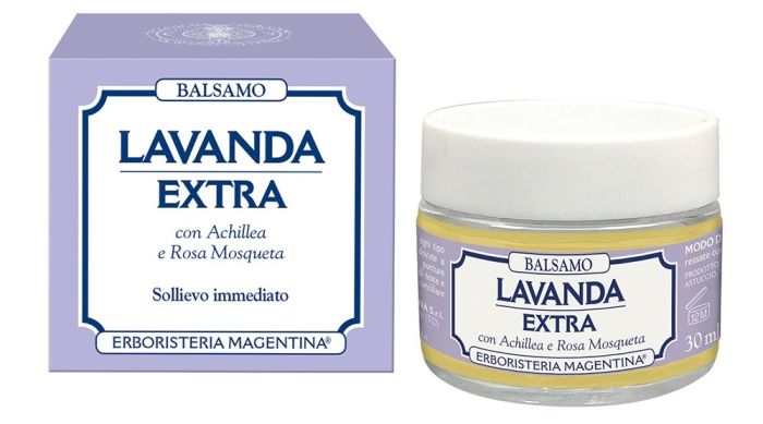 Erboristeria Magentina Balsamo Lavanda Extra 30ml | Balsamo per irritazioni della pelle.
