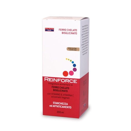 Reinforce Ferro Chelato Bisglicinato 200ml | Integratore di Ferro con Vitamine B e C.