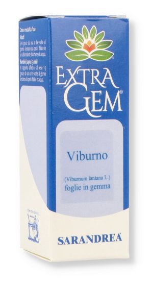 Extragem viburno lantana foglie in gemma biofarmex
