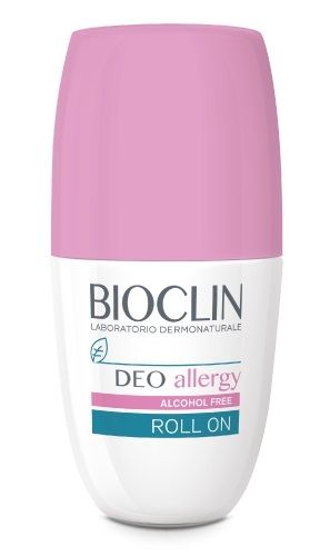 Bioclin Deodorante Allergy Roll-On Senza Alcol e Sali di Alluminio | Deodorante per Pelli Allrgiche e Sensibili.