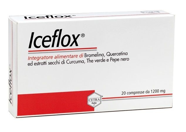 Iceflox Integratore Antinfiammatorio 20 Compresse | Integratore con Estratti Antiossidanti e Antinfiammatori di derivazione naturale.