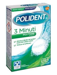 Polident 3 Minuti 66 Compresse Pulenti Protesi | Compresse Pulenti Protesi Rapide ed Efficaci.