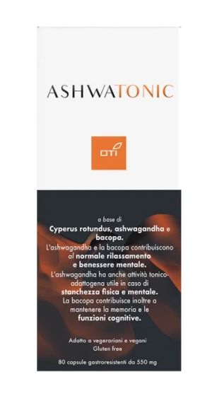 Oti Ashwatonic 80 Capsule | Integratore Tonico e Memoria.