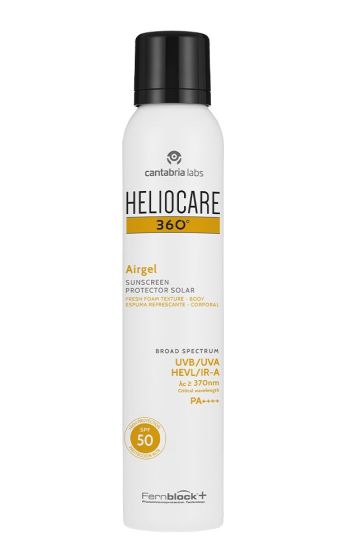 Heliocare 360 Airgel SPF50 200ml | Solare Protettivo in Schiuma con SPF50.