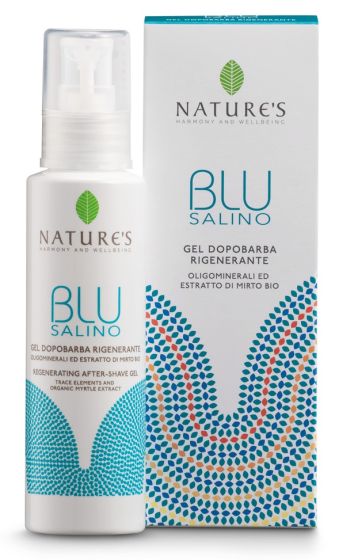 Nature's Blu Salino Gel Dopobarba Rigenerante 100 ml | Gel dopo rasatura idratante e lenitivo.