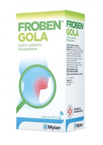 Froben gola collutorio flurbiprofene 0,25%