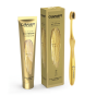 Curasept Gold Lux Dentifricio e Spazzolino Sbiancanti.